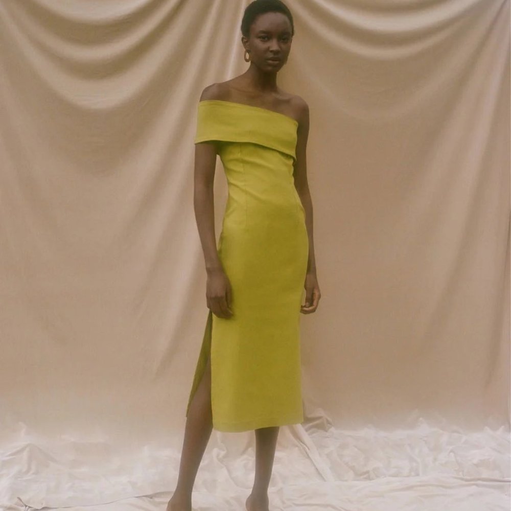 Paloma Wool Donna Dress in Green, Size 36